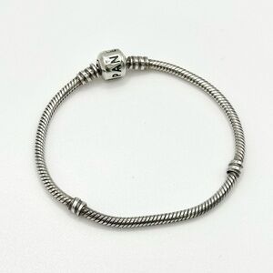 Pandora Sterling Silver Cable Bracelet Blank 7”